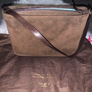 Kate Space Brown Suede Purse